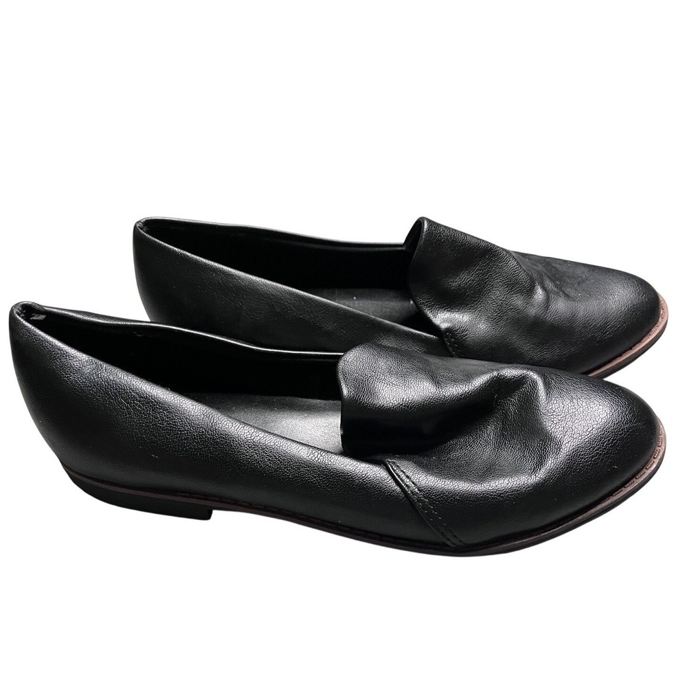 Indigo Rd Black Pointed Toe Loafers Women's Size 7W Wide